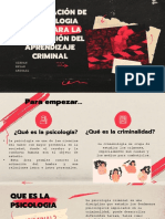 Comprension Del Aprendizaje Criminal