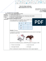 Guía de Trabajo Autónomo. Interacción de Los Seres Vivos