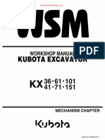KX36-KX151 Excavator WSM
