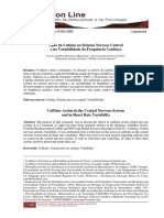 Ação Da Cafeína No Sistema Nervoso Central e Na Variabilidade Da Frequência Cardíaca