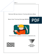 National Mining Industry Training Advisory Body: This Document Comprises Endorsed Components Only