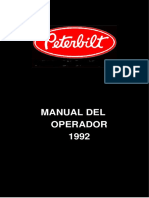 Peterbilt Manual de Operador 1992