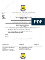 Pentaksiran Penggal Pertama Tahun 1: Kurikulum Standard Sekolah Rendah