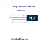 Algoritmos y Estructuras de Datos Algoritmos y Estructuras de Datos