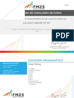 Certificado Design Thinking - Juliano - 03.03.2023