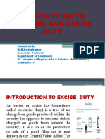 Introduction To Customs and Excise Duty