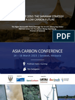 Net Zero by 2050: The Sarawak Strategy For A Low Carbon Future