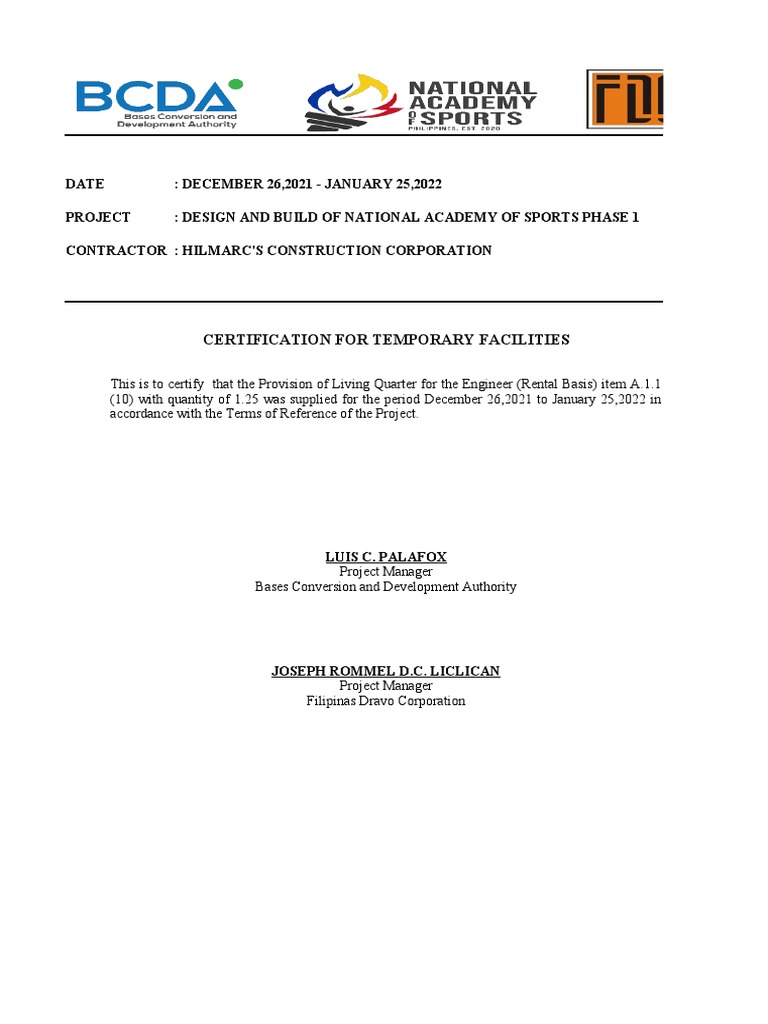 PE Certification DEC 26,2021 TO JAN 25,2022 FINAL | PDF | Vehicles ...