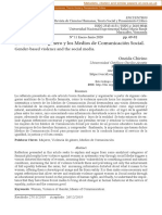 Violencia de Género y Medios de Comunicación