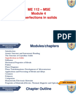 Module - 4 - Imperfection of Solids