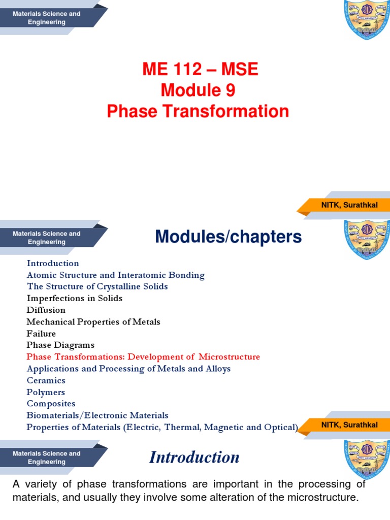 Phase Transformations | PDF | Heat Treating | Solid