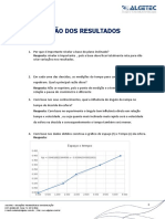 Avaliação Dos Resultados: Resposta: Nivelar É Importante, Pois A Base Deve Ficar Totalmente Reta para Não