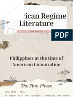 American Regime Literature