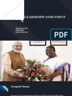 Leadership Styles of Draupadi Murmu and Barack Obama