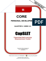 Personal Development: Quarter 2: Week 3.2