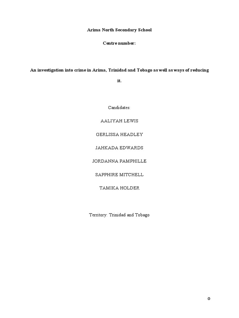 arima-north-secondary-school-centre-number-pdf-gang-violence
