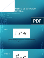 Procedimiento de Solución de Una Integral: Alfredo Azael Barragán Cruz 5.-"B" 20/02/2022