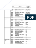 Rundown Acara Pesantren Kilat SMP