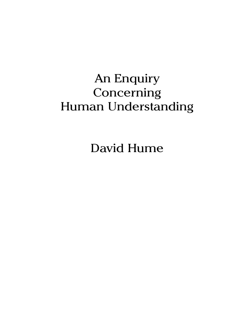 Essays By David Hume