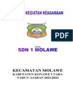 Jadwal Kegiatan Keagamaan SDN 1 Molawe