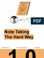 @timothy - Kenny Note Taking The Hard Way #Tknotetaking