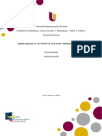 Universidad Internacional Del Ecuador Facultad de Jurisprudencia, Ciencias Sociales Y Humanidades "Andrés F. Córdova" Escuela de Derecho