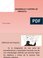 Desarrollo y control de proyectos