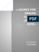 10 Games For Online Classes (Higher Level)
