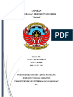 Laporan Pemrograman Berorientasi Objek " Method ": Nama: Muyassirah NIM: 42620066 Kelas: 2C TMJ