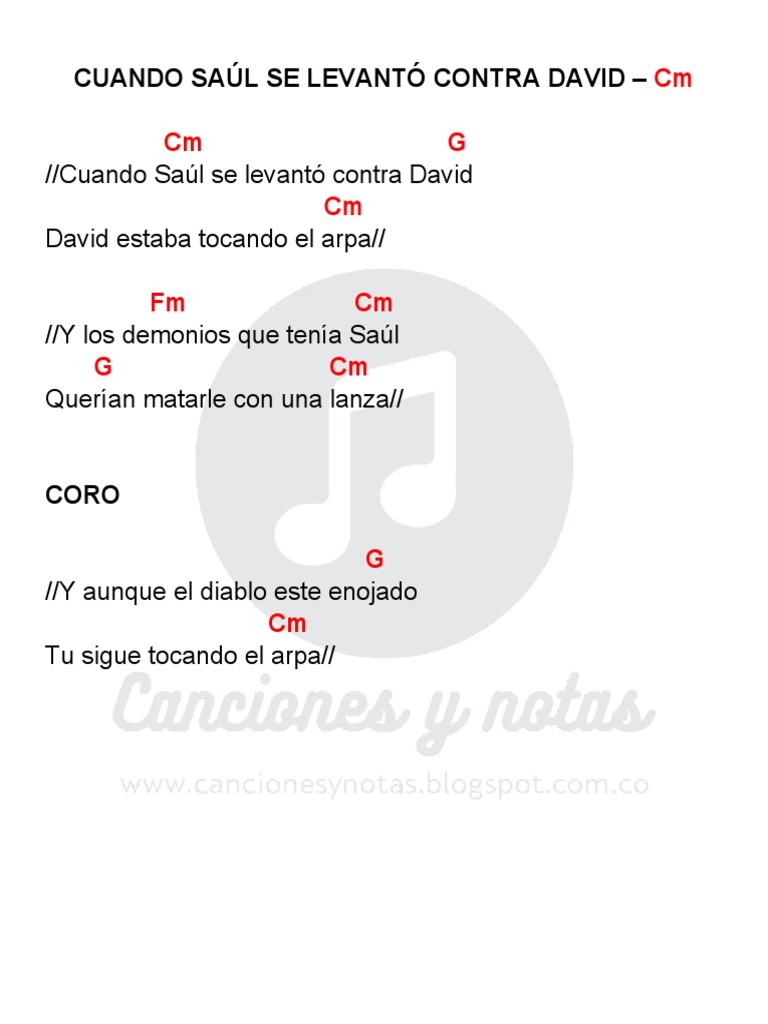 Cuando Saúl se Levantó contra David | PDF