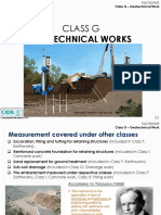 Geotechnical Works: Class G