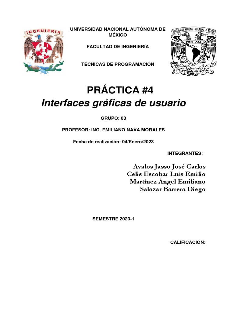 Interfaz Gráfica y Usabilidad en GUIs | PDF | Interfaz de usuario ...