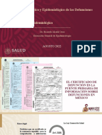 Sistema Estadístico y Epidemiológico de Las Defunciones - Componente Epidemiológico