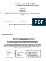 Rancangan Pelajaran Tahunan (RPT) Kurikulum Standard Sekolah Menengah (KSSM) Sejarah