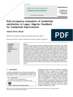 post-occupancy-evaluation-of-residential-satisfaction-in-lagos-nigeria-feedback-for-residential-improvement