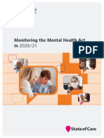 Monitoring The Mental Health Act in 2020/21