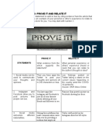 Learning Task 1.6 Prove It and Relate It