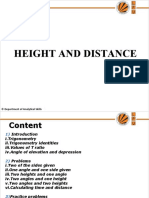 Height and Distance: © Department of Analytical Skills