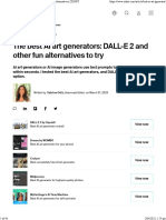 The Best AI Art Generators: DALL-E 2 and Other Fun Alternatives To Try