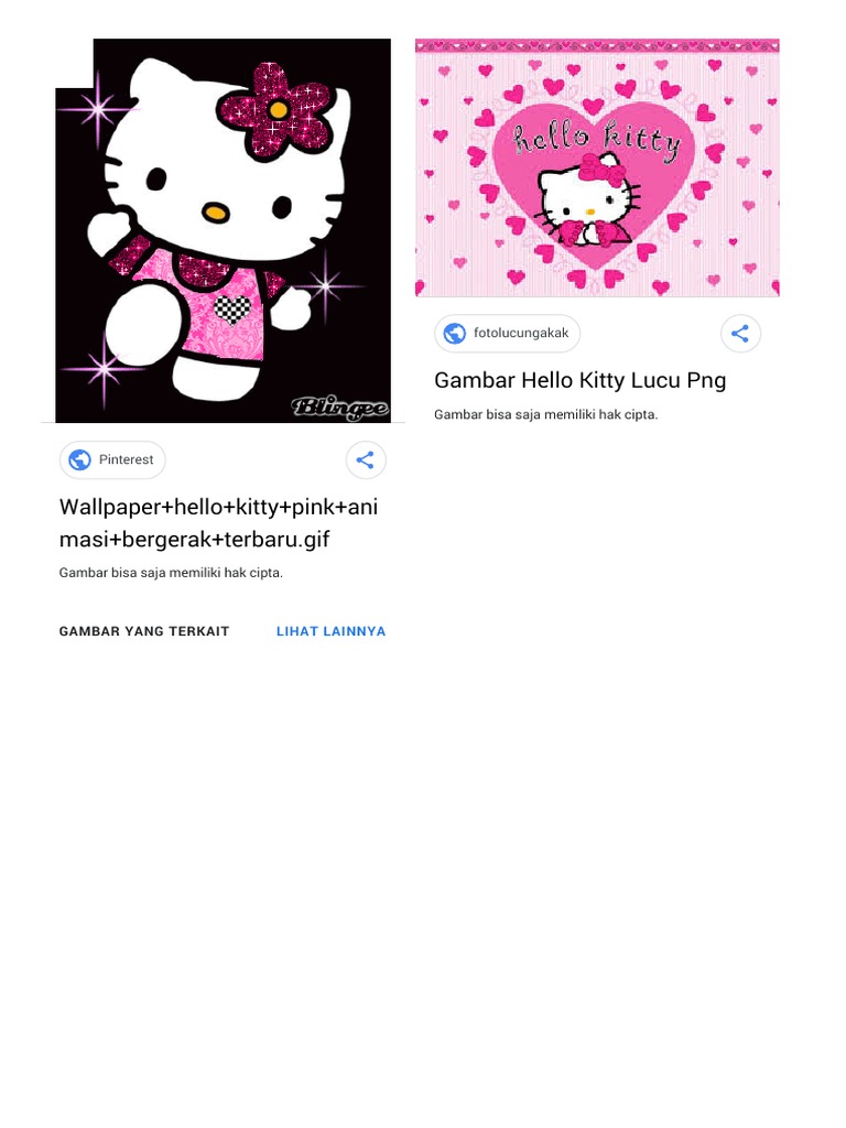 Wallpaper Hello Kitty Bergerak PDF