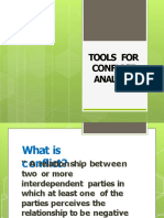 Analyze Conflicts with Visual Tools