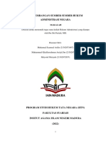 Perkembangan Sumber Sumber Hukum Administrasi Negara Kelompok 1