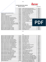 The Supreme Industries Limited Supreme SWR Fittings: MRP LIST 15.09.2021