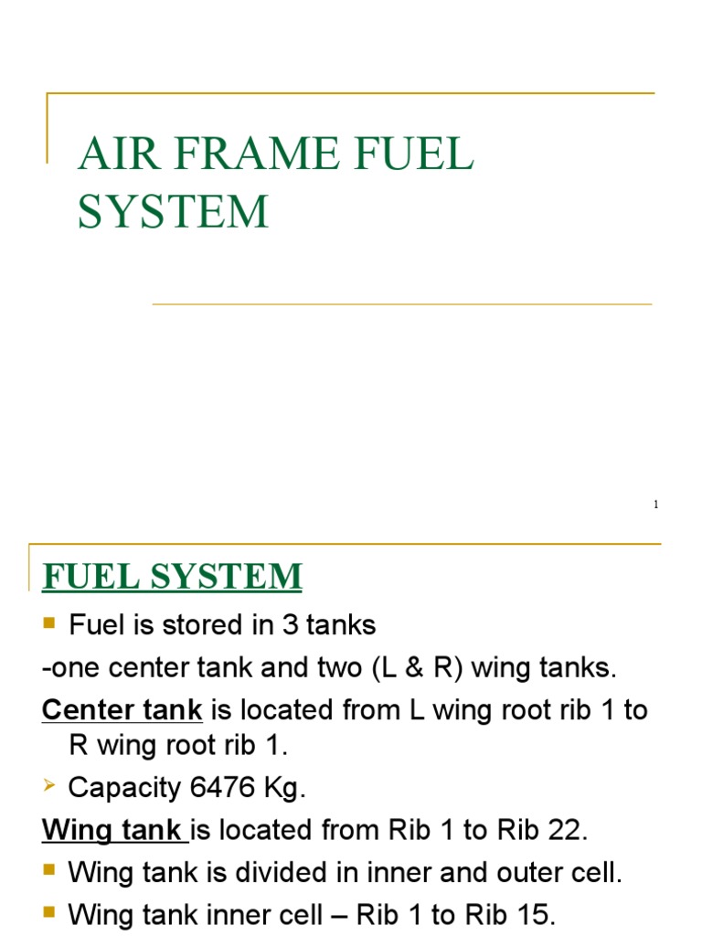 A320 Fuel System PDF Leak Valve
