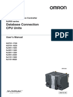 Database Connection CPU Units: User's Manual
