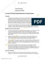 Cabinet Paper and Minute Review of The New Zealand Emissions Trading Scheme