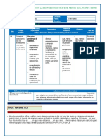 Institución Educativa: Docente: Área: Fecha: Grado: Duración