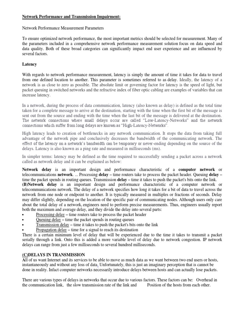 network-performance-and-transmission-impairments-pdf-computer