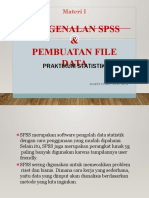 Pengenalan Spss & Pembuatan File Data: Praktikum Statistika