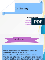 6'C in Nursing: Presented by